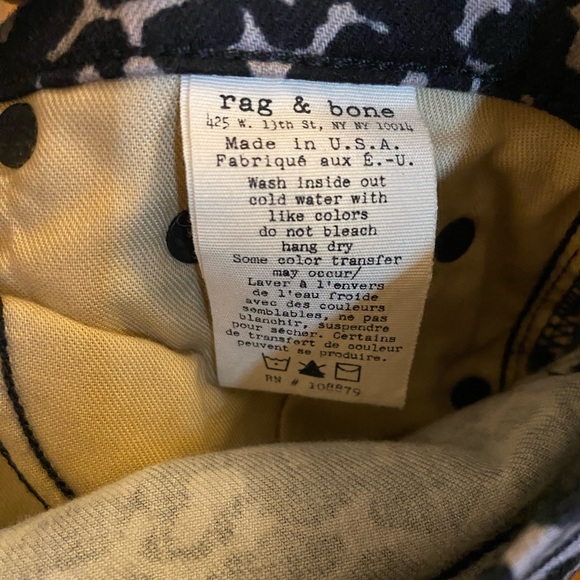 Rag & Bone/JEAN patterned pants - Picture 9 of 10
